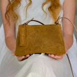 Load image into Gallery viewer, Gray Suede MINI BAG
