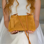 Load image into Gallery viewer, Brown Suede MINI BAG
