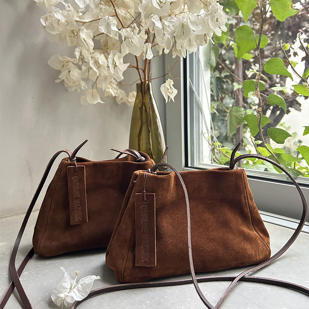 Brown Suede MINI BAG (Copy)
