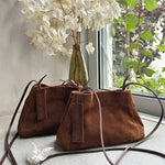 Load image into Gallery viewer, Brown Suede MINI BAG (Copy)
