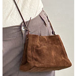 Load image into Gallery viewer, Brown Suede MINI BAG (Copy)

