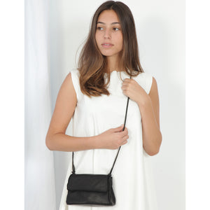 Sofia Off-White Mini Laether Bag
