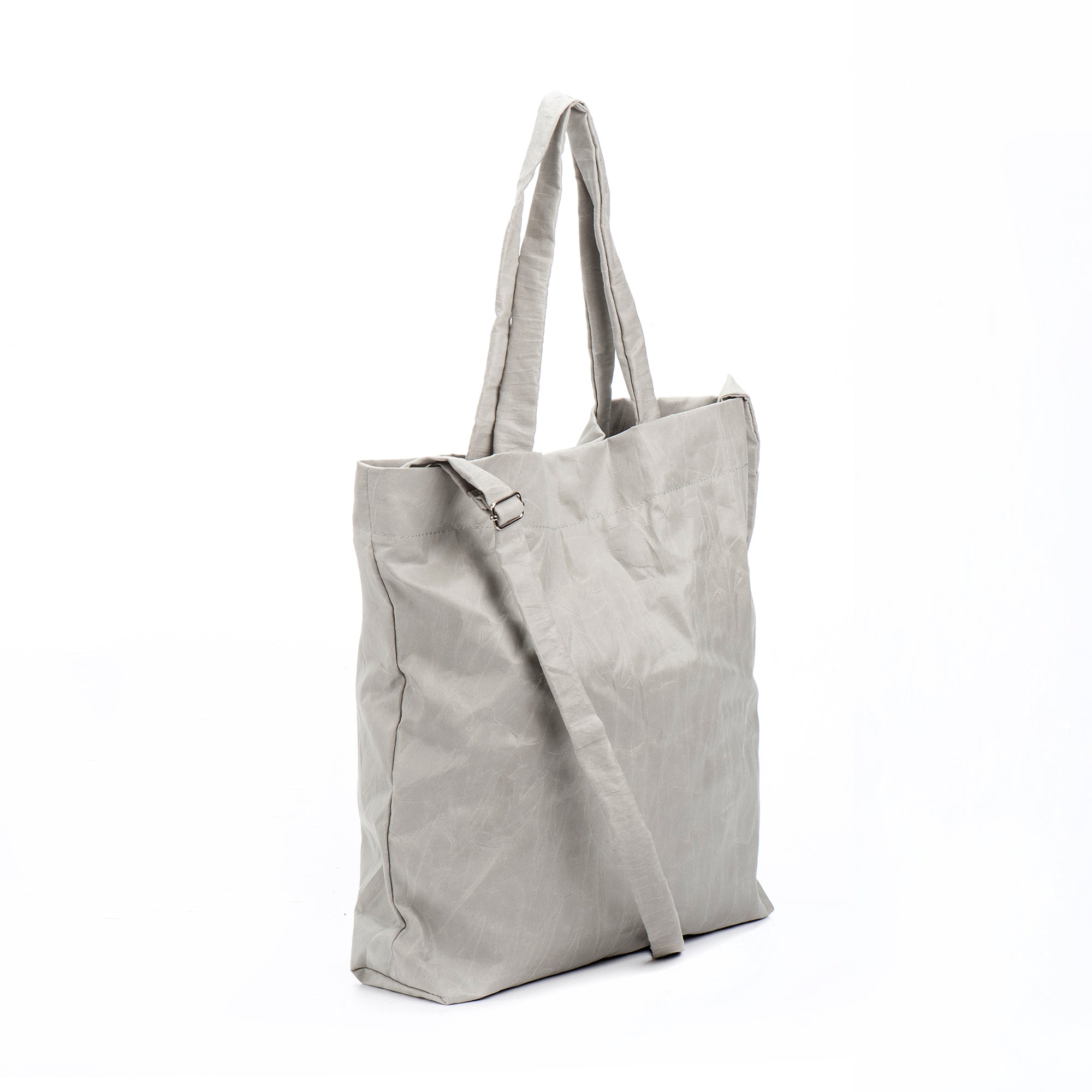 EMMA Creamy-White Oversize Vegan Shoulder bag