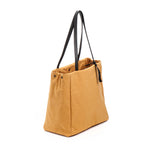 Load image into Gallery viewer, Mustard Yellow Everyday perfect Lightweight Fabric Tote Bag, shoppers Bag
