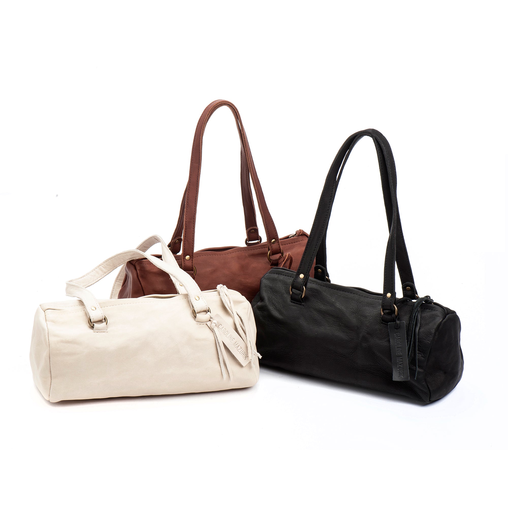 White Leather Shoulder Handbag medium perfect size Italian leather woman bag