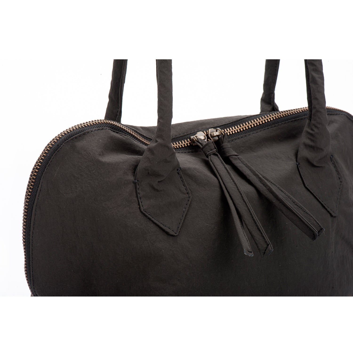 YOKO Black Vegan Lightweight Fabric Bag