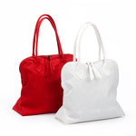 Load image into Gallery viewer, YOKO White Vegan Lightweight Fabric Bag
