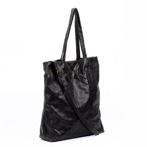 EMMA Black Oversize Vegan Shoulder bag